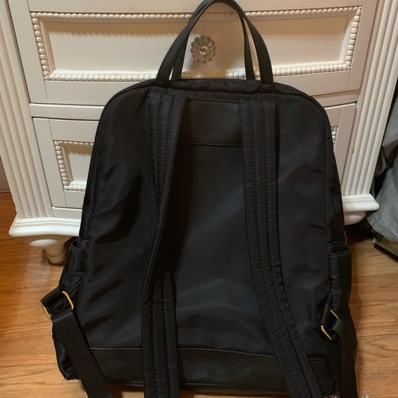 Steve Madden Classy Chic Black and Gold Backpack - Picture 4 of 6
